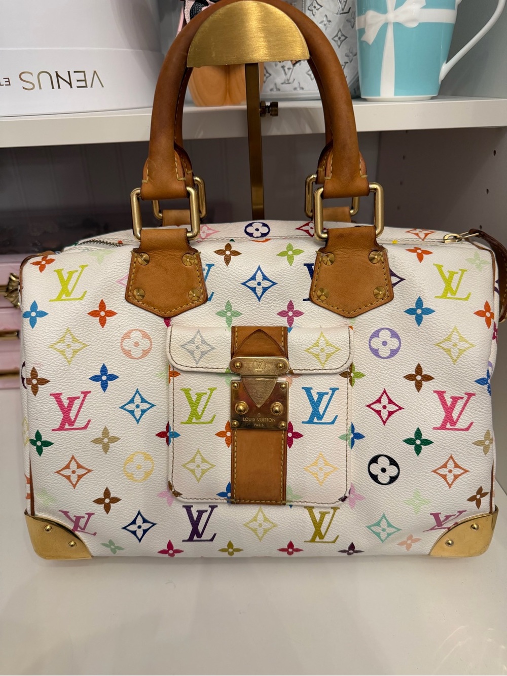 Authentic Louis Vuitton Murakami Monogram Multicolor speedy 30